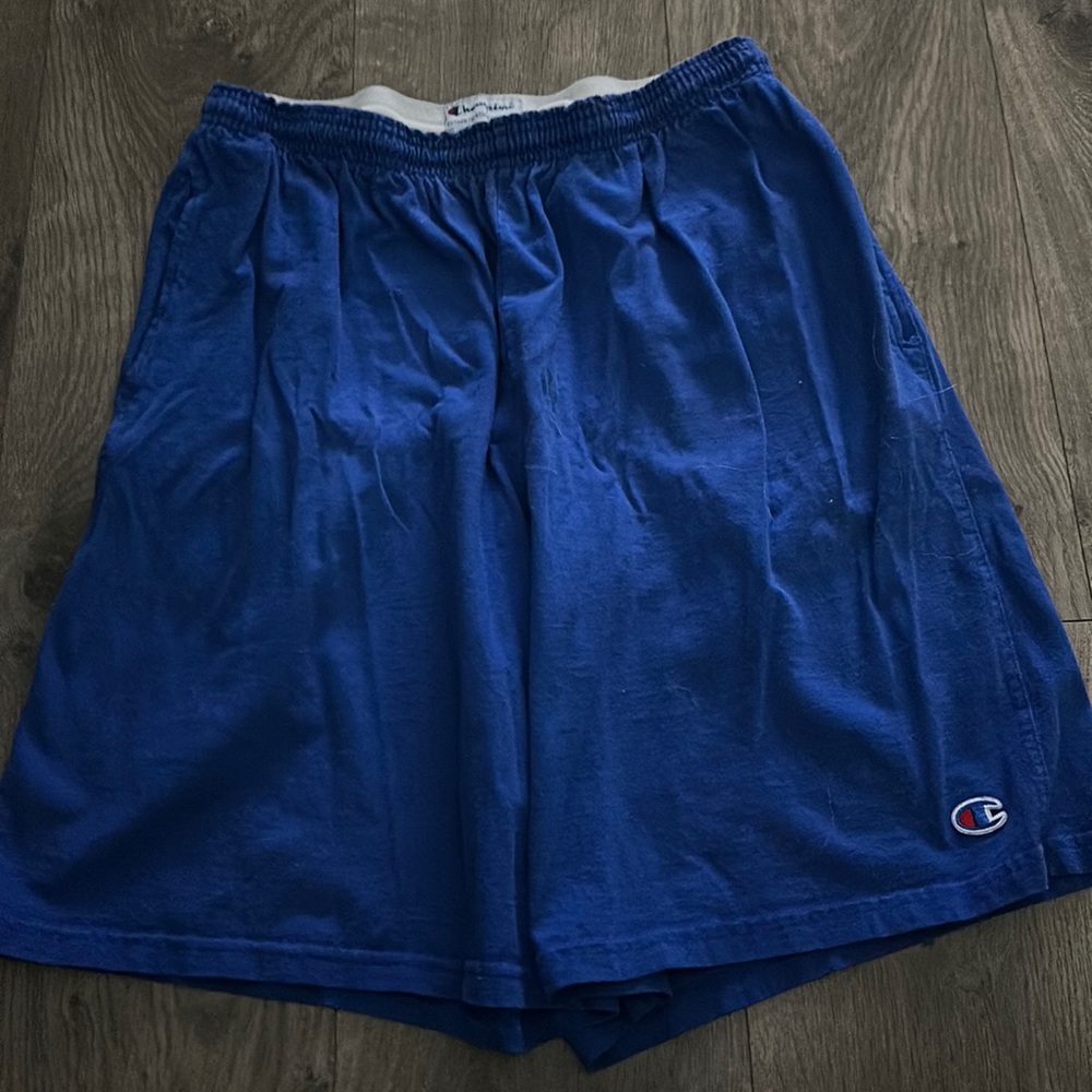 Blue champion shorts